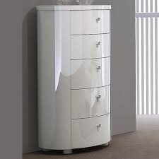 Good condition mahogany cabinet with dining table and 4 matching chairs. Pryce White Gloss 5 Drawer Tall Chest White Gloss Tall Chest Drawers