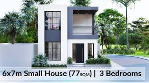 Maybe you would like to learn more about one of these? 6x7 Meters Small House Design Idea With 3 Bedrooms Youtube