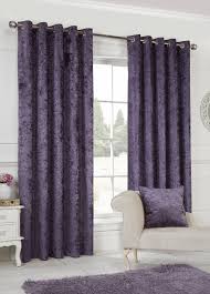 Crushed velvet curtains all curtains / crushed velvet ring top curtain. Princess Crushed Velvet Purple Curtains Kavanagh S Home