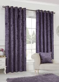 Add to your basket, john lewis & partners barathea pair blackout lined pencil pleat curtains. Princess Crushed Velvet Purple Curtains Kavanagh S Home