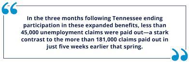 How Tennessee Supercharged Its Economic Recovery By Ending Expanded  Unemployment Benefits