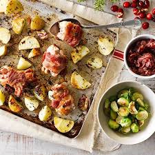 Christmas Chicken Wrapped In Bacon Recipe Recipe Bacon Recipes Bacon Wrapped Chicken Recipes