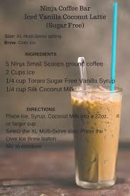 How To Save 1800 While Drinking A Vanilla Latte Recipe Ninja Coffee Bar Recipes Ninja Coffee Coffee Drink Recipes
