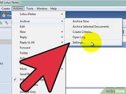 How To Archive Ibm Notes: 7 Steps (With Pictures) - Wikihow