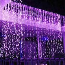 Purple Everything Fairy Lights Wedding Purple Sweet 16 Decorating With Christmas Lights