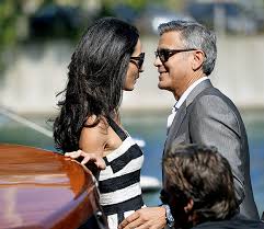 E prima della pandemia, appena potevano, si rifugiavano coi. George Clooney Amal Alamuddin Arrive In Venice For Wedding Instyle