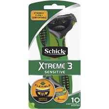 Schick focuses on providing a truly liberating shave, one that is no longer a chore, but a more pleasurable, effortless skincare experience for men and women. Schick Xtreme3 Sensitive Razors 10 Pack Big W