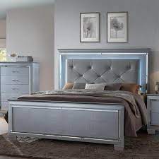 Browse our selection of bedroom furniture packages. Lillian Bling Queen Bed By Crown Mark Bedroom Furniture