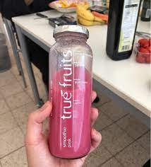 The smoothies promise to provide a diverse range of health benefits in a convenient glass bottle. True Fruits Pink Smoothie 250 Ml