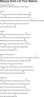 When i grow up i just might be a lawyer, or a fire fighter saving lives, when i grow up. Bluegrass Songs With Chords Mamas Dont Let Your Babies Guitar Chords For Songs Guitar Chords And Lyrics Ukulele Music