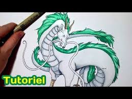 Dessiner Un Dragon Haku Le Voyage De Chihiro Tuto Dessin De Dragon Le Voyage De Chihiro Dessin