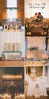 35 Stunning Wedding Lighting Ideas You Must See Elegantweddinginvites Com Blog Bride Groom Table Wedding Decor Elegant Lights Wedding Decor