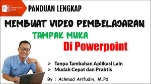 Menampilkan presentasi baterai di hp membuat anda tahu berapa persen penggunaan anda. Cara Membuat Video Pembelajaran Tampak Muka Di Powerpoint Untuk Pjj Youtube