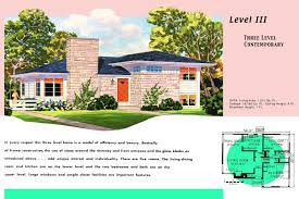 Small, separate rooms with a small kitchen. 1950s House Plans For Popular Ranch Homes