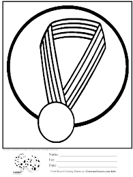 Free certificate templates simple to use add printable badges medals. Olympic Medals 2012 Coloring Pages
