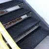 Abalynn argyle indoor outdoor waterhog stair tread set of 4. 1