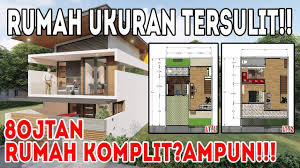 Desain rumah tingkat ukuran 6x9. Apa Mungkin Bangun Rumah 80jt An Dari Desain Rumah 6x9 Ini Youtube