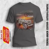 Gambar dua persegi panjang untuk lampunya, tambahkan sebuah trapesium terbalik di antaranya untuk bagian mobilnya. Jual Kaos Jeep Original Terbaru Lazada Co Id