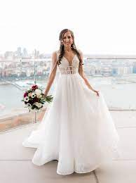 Modern Downtown New York City Wedding Chic New York City Weddings Wedding Dress Wedding Flowers Wedding Dresses Bridal Reflections Sleeveless Wedding Dress