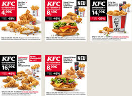 Kfc tempo de abertura em würselen, de. Kfc Gutscheine