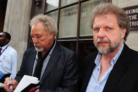 Tom with his son mark, who is also his managercredit: Tom Jones Mark Woodward Tom Jones And Mark Woodward Photos Zimbio