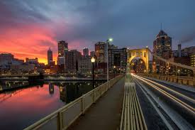 Pittsburgh Winter Sunrise Sunrise City Sunrise