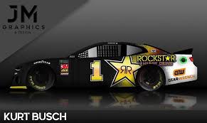 Jesse M On Instagram What If Kurt Busch Was Sponsored By Rockstarenergy Nascar Digitaldesign Nascarschemes In 2020 Kurt Busch Race Cars Concept Cars