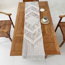 Its length is measured from the outer edge of the step, which includes the nosing if it is present, to the vertical portion of the stair called the riser. Macrame Table Runner Tassels Grand Success Llc