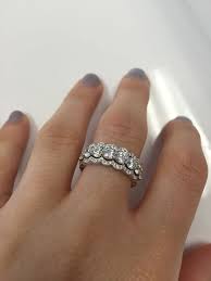 Forevermark Scalloped Eternity Band Rahaminovdiamonds Chalcedony Ring Diamond Wedding Rings Vintage