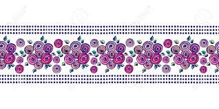 Corners and borders vector clipart by mannaggia 127/20,000. Seamless Vector Hand Drawn Floral Pattern Endless Border Colorful Royalty Free Cliparts Vectors And Stock Illustration Image 69061125