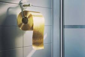 See more ideas about toilet paper, toilet, toilet paper holder. Billionaire Bathroom Tissues 22 Carat Gold Toilet Paper