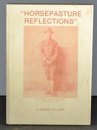 ANTIQUE BOOK -HORSEPASTURE REFLECTIONS