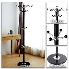 Coat Hat Rack Clothes Holder Stand Umbrella Jacket Tree Hanger Marble Base Hooks Clothes Holder Hat And Coat Stand Hat Rack
