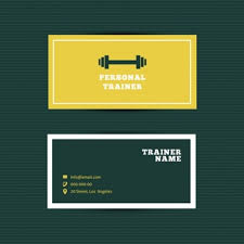 Uphold our fitness business card templates straight. Free Vector Fitness Business Card Design
