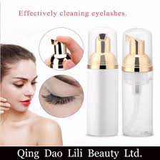 A beautiful eye with eyelashes extensions will help you a lot use a clean, dry mascara brush to roll it over your lashes gently. 60ml Professional Eyelash Eye Lashes Foam Cleaner Individual Eyelash Extension Shampoo For Grafting Planting Eyelashes China Lash Shampoo And Eyelash Clean Price Made In China Com