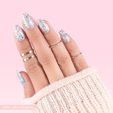 Coffin acrylic nails are specifically elegant with lots of nail designs for wonderful manicure kinds. Short Stiletto Kiara Sky Gelly Tips