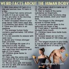 Weird Body Facts Human Body Facts Medical Facts Facts About Humans