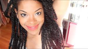 long hair looks: a marley twisted up-do