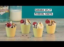 Birthday Cake Pudding Shots Tipsy Bartender Banana Split Pudding Shot Tipsy Bartender Youtube Pudding Shots Tipsy Bartender Recipes Tipsy Bartender