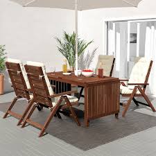 Applaro Tisch 4 Hochlehner Aussen Braun Las Kuddarna Beige Ikea Osterreich In 2020 Drop Leaf Table Outdoor Dining Furniture Leaf Table
