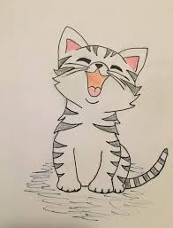 Pin By Yagmur On Animal Drawings Kitten Drawing Animal Drawings Kitten Art