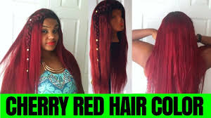 Amazon black cherry hair dye. How To Cherry Red Hair Color Youtube