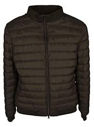 Herno Mens Pc0094u192887735 Green Polyamide Down Jacket At