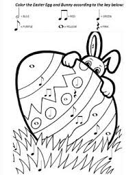 Color By Note For Easter Worksheet Bundle Easter Coloring Pages Printable Easter Bunny Colouring Bunny Coloring Pages