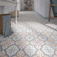 Faites le bon choix en retrouvant tous les avantages produits de carrelage sol mur noir effet carreau de ciment patrimony etoile l20xl20 cm. Carrelage Sol Mur Forte Carreau Ciment Gris Et Bleu Patrimony Rosace L20xl20 Cm Leroy Merlin