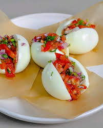 Kachumbari with Boiled Eggs is one of best street foods to tryin Nairobi 