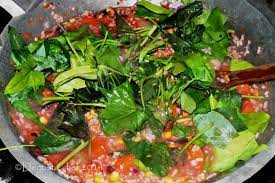 Resep Tinutuan Bubur Manado Menadonese Vegetables Rice Porridge Sayuran Resep