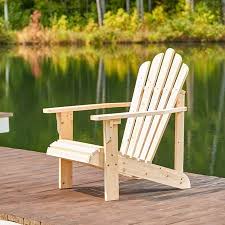 Shine Company Westport Adirondack Chair Natural Walmart Com Wood Adirondack Chairs Adirondack Chair Folding Adirondack Chairs