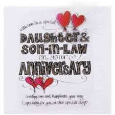 You guys are a wonderful couple who are so kind at heart, so much in love. First Wedding Anniversary Poems For Daughter And Son In Law