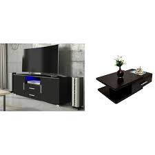 Coffee table sets are available in array of lovely finishes like mahogany, cherry or espresso. Sitting Room Set Tv Stand Coffee Table 2 Side Stools Remote Organizer Konga Online Shopping